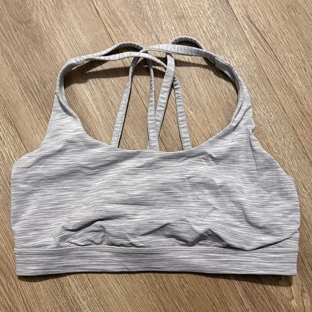 Lululemon Athletica Light Gray Sports Bra